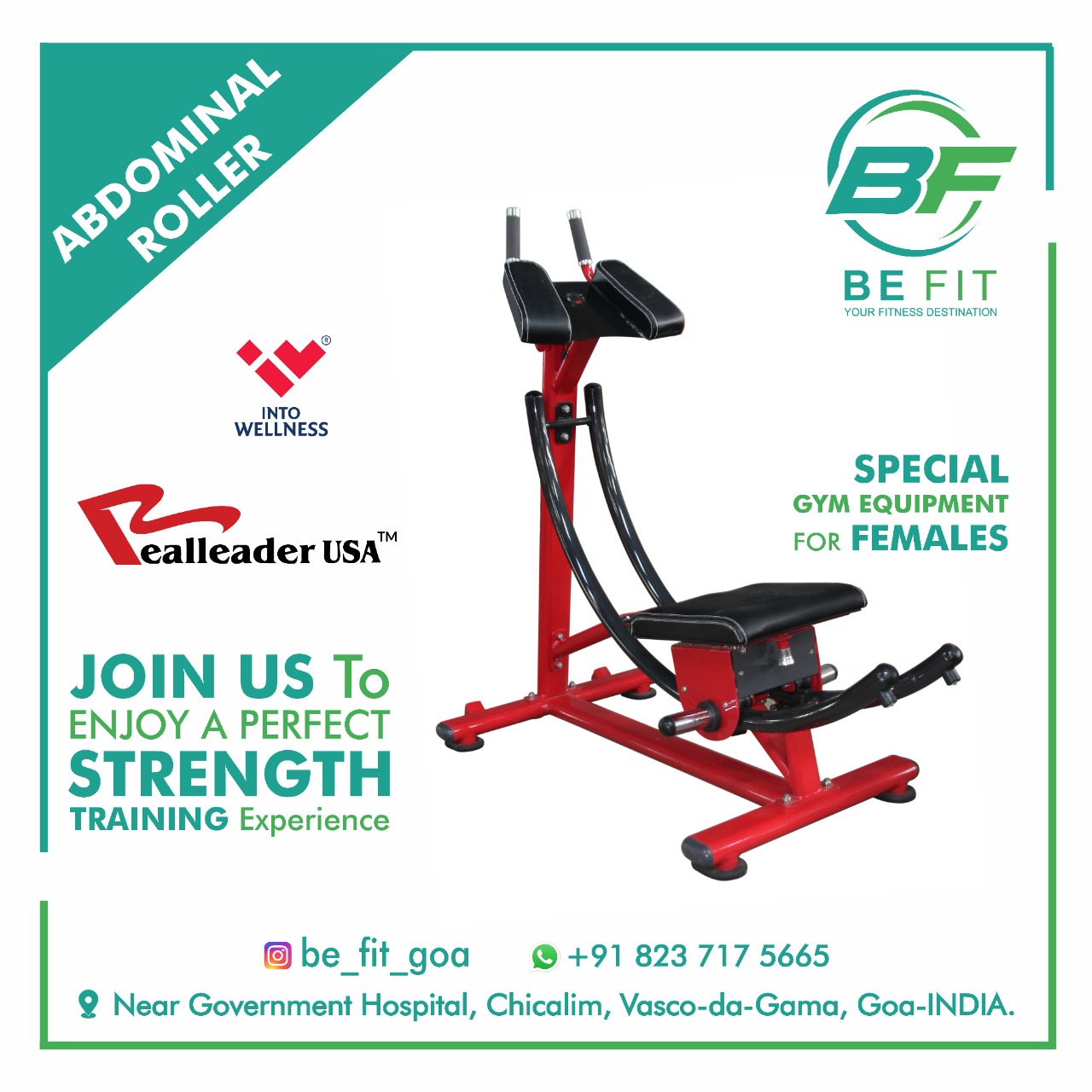 Abdominal Roller Machine Gym gallery image at BE FIT GYM