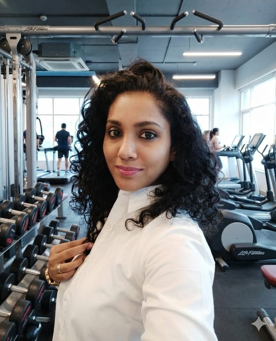 Ritu V Uskaiker Owner of BE FIT GYM  